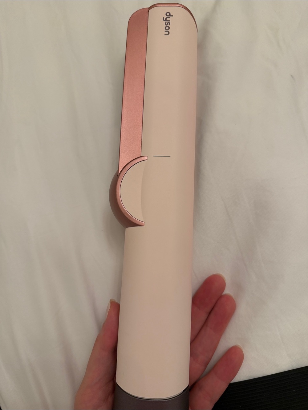 Dyson Straightener in Pink with Rose Gold Accents - Picture 2 of 3